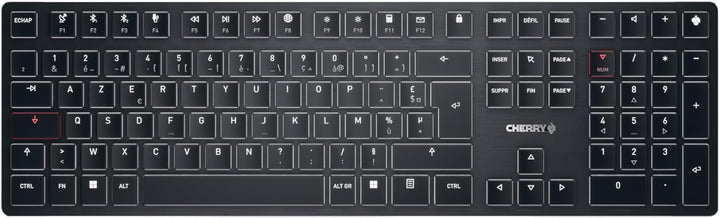 CHERRY KW X ULP, Ultra Flache Mechanische High-End-Tastatur, Französisches Layout (AZERTY), Kabellos