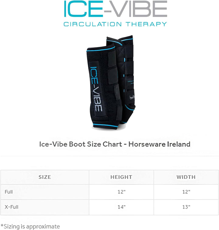 Horseware Ice-Vibe Boots Full Black Aqua, Full Black Aqua