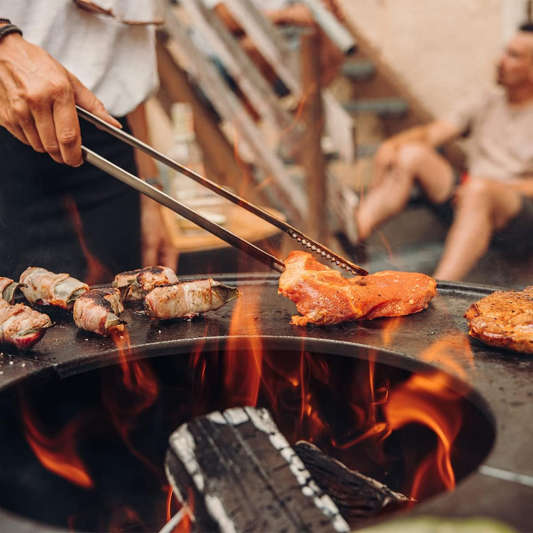 höfats - Feuerzange - Kaminbesteck zur sicheren Handhabung von Brennholz - auch als Grillzange verwe