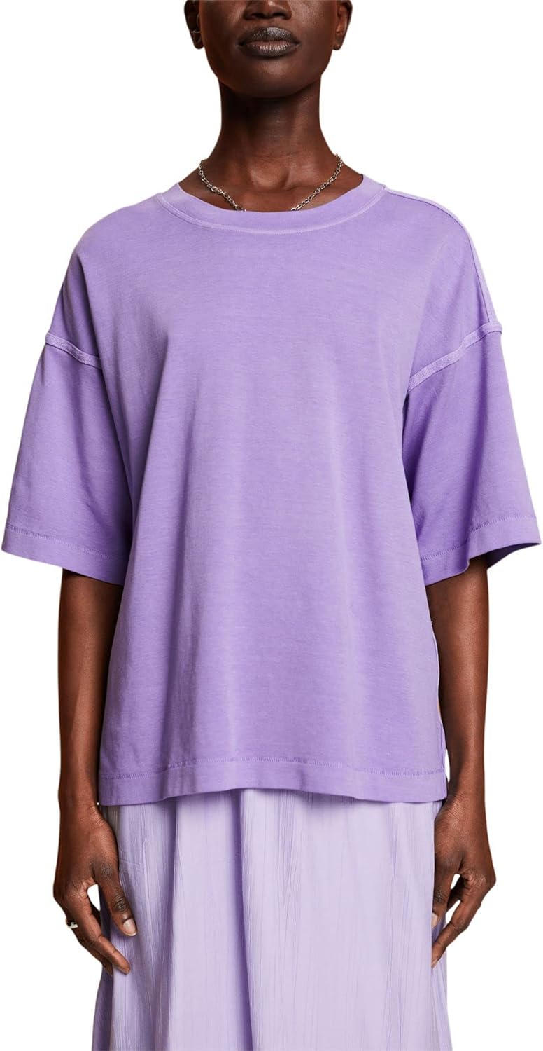 ESPRIT Damen 033ee1k309 T-Shirt XXS 510/Purple, XXS 510/Purple