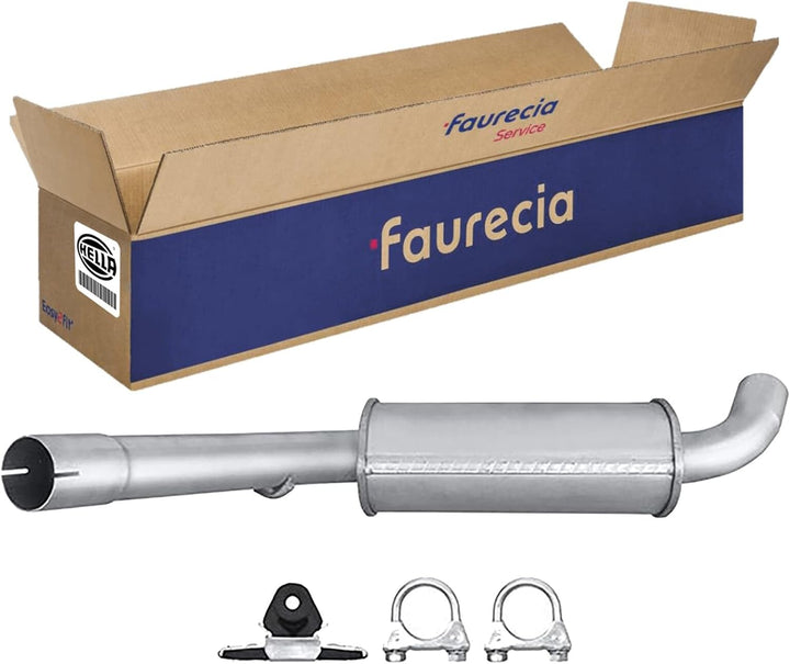HELLA 8LC 366 026-131 Mittelschalldämpfer - Easy2Fit Kit - mitte - einteilig - Set mit Anbauteilen