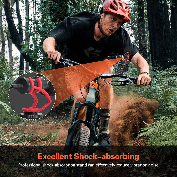 comica Kompaktes Kamera-Mikrofon CVM-VM10II Richtmikrofon mit Kondensator mit Wind Muff Mikrofon Car