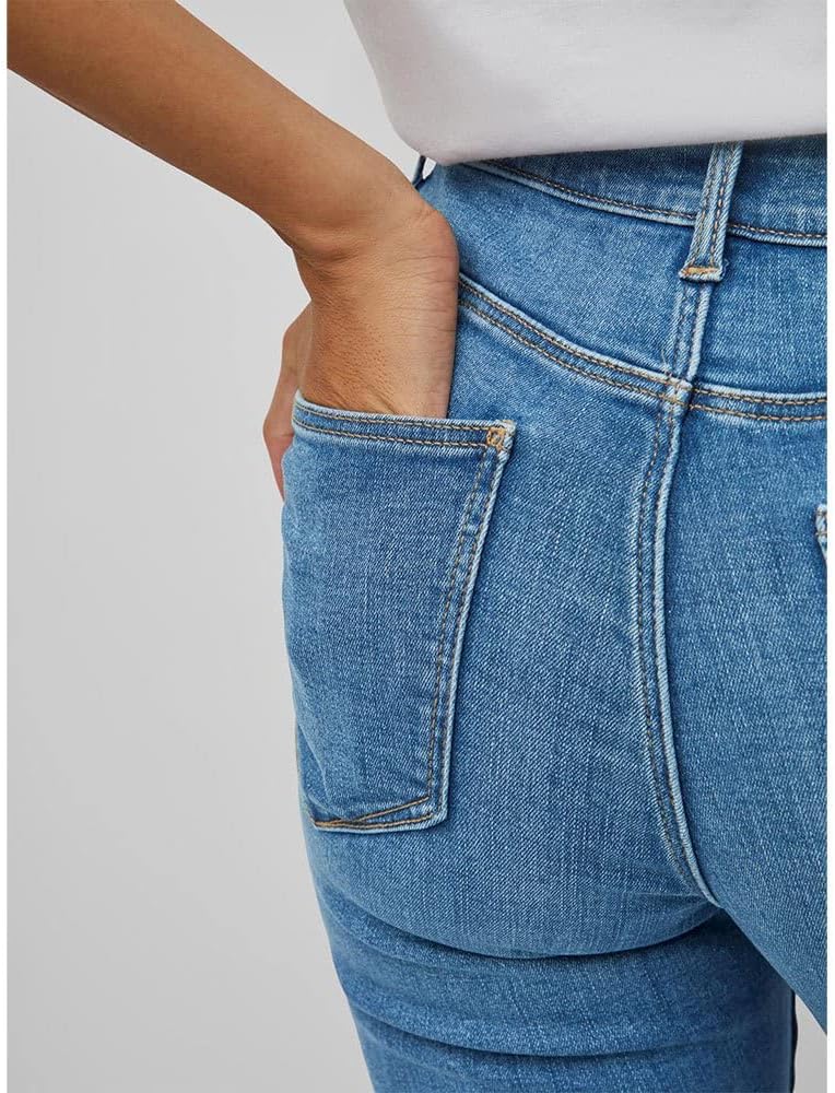 Vila Damen Jeans S / 30L Medium Blue Denim, S / 30L Medium Blue Denim