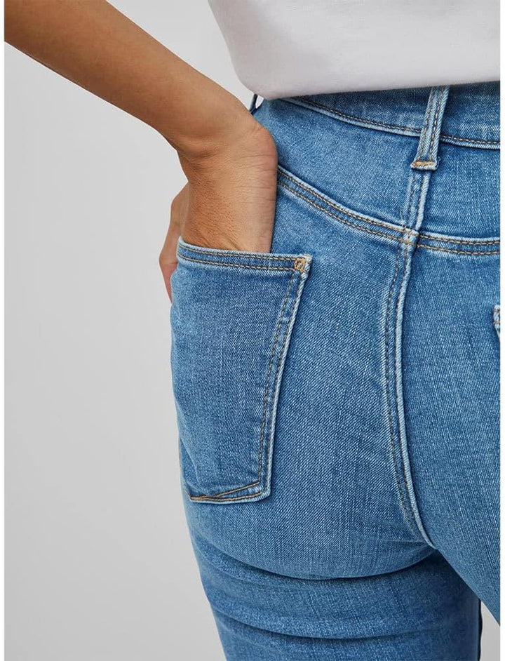 Vila Damen Jeans S / 30L Medium Blue Denim, S / 30L Medium Blue Denim