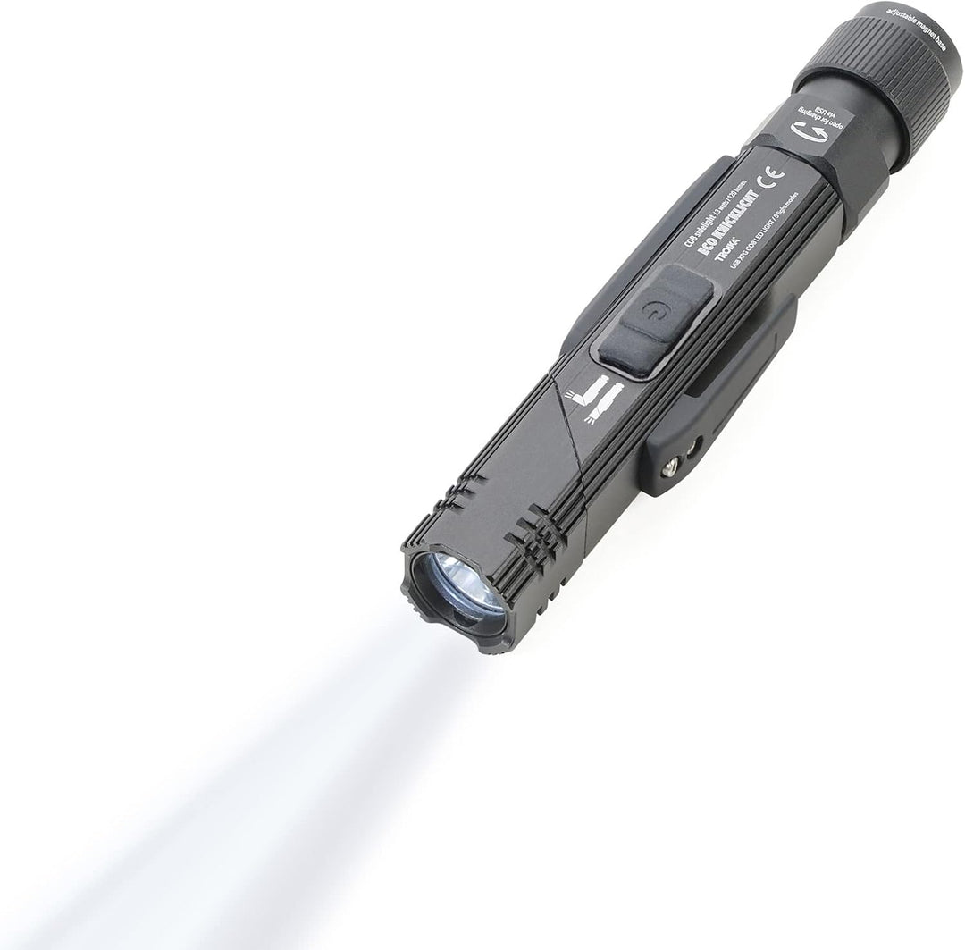 Troika Akku Taschenlampe-Knicklampe-Stirnlicht ECO Knicklicht Spritzwassergeschützt, 150 Lumen, TOR5