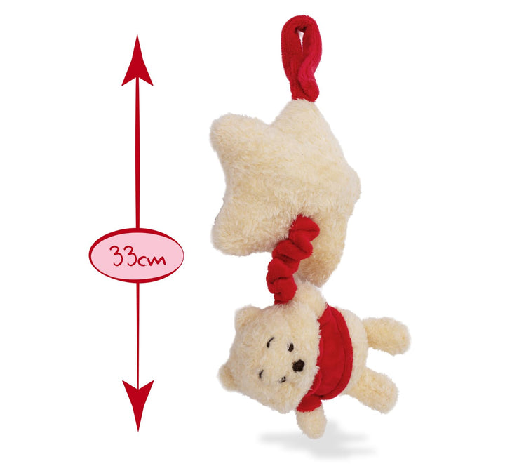 Disney Winnie Puuh Spieluhr aus Plüsch – Kuscheltier mit Einschlafmelodie, weicher Stoff, detailreic