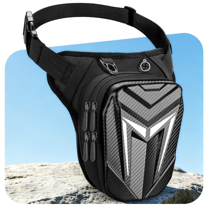 Beintasche Motorrad, wasserdichte Oberschenkeltasche Gürteltasche, Robuste Eva Motorrad Tasche Bein,