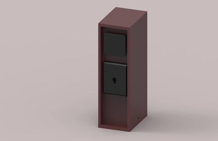 BOLD Pado smarte Aussen-Steckdose-Garten Steckdosen-Säule 3Fach Stecker Rost (Smart Home (iOS & Andr