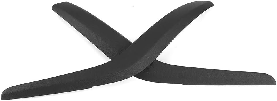 Qiilu Türverkleidung für Innentür, Schwarze Türverkleidung für Innentürverkleidung 51412991775 Passe