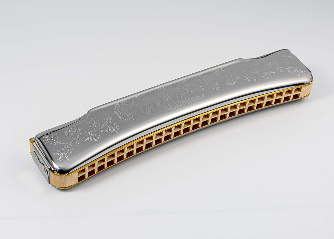 Hohner M733201 Unsere Lieblinge 48 C Mundharmonika &amp; Blues Harp Schule m. CD und DVD - Mundharmonika