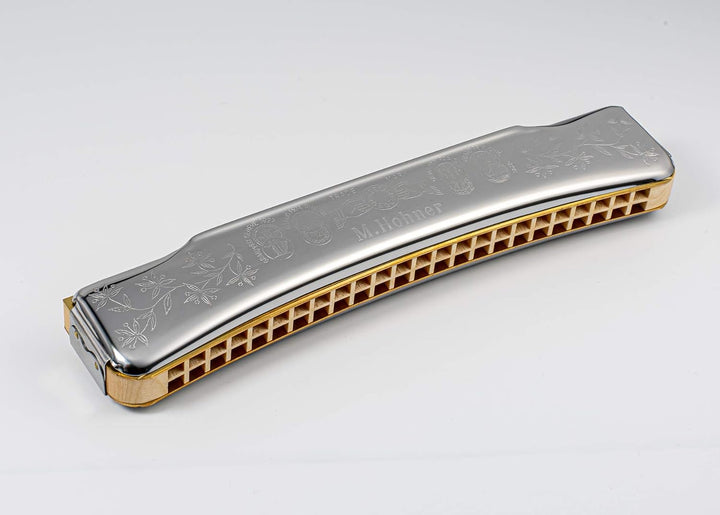 Hohner M733201 Unsere Lieblinge 48 C Mundharmonika &amp; Blues Harp Schule m. CD und DVD - Mundharmonika