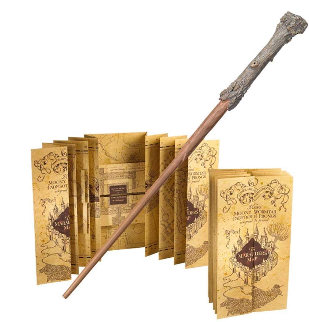 The Noble Collection Harry Potter Zauberstab & Marauder's Map Pack