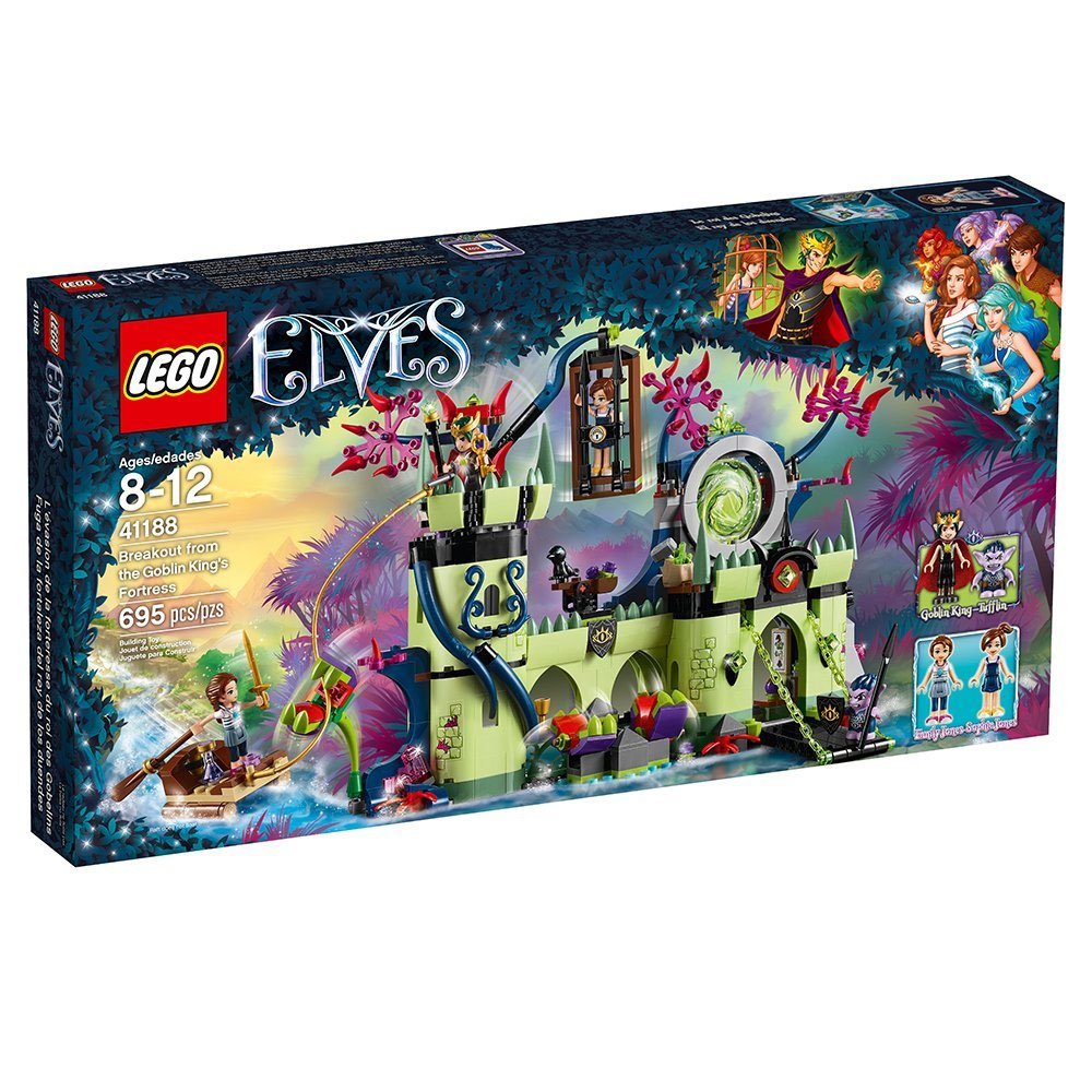 LEGO Elves 41188 - "Ausbruch aus der Festung des Kobold-Köni Konstruktionsspiel, bunt