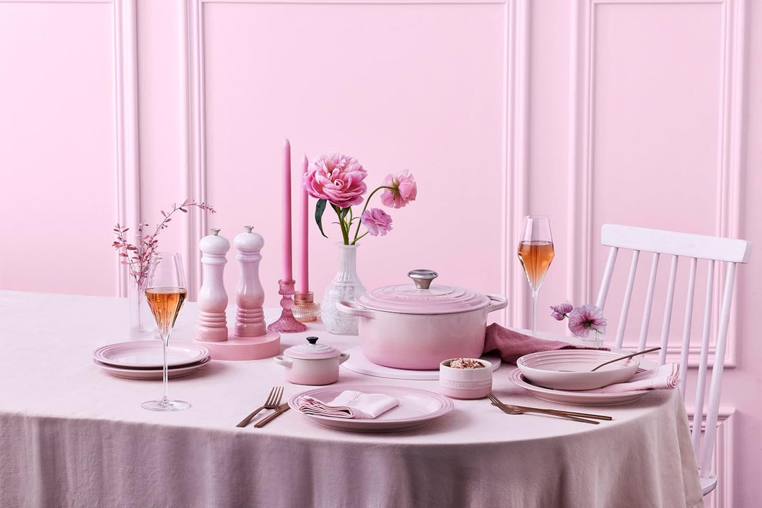Le Creuset Salzmühle, ABS-Kunststoff, 6,2 x 6,2 x 20,8 cm, Keramik-Mahlwerk, Shell Pink, 44002217770