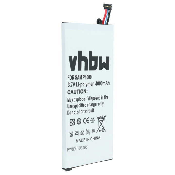 vhbw 1x Akku Ersatz für Samsung B056H004-001, SP4960C3A, AA31D26, AA1ZA18BS/T-B für Tablet Pad (4000