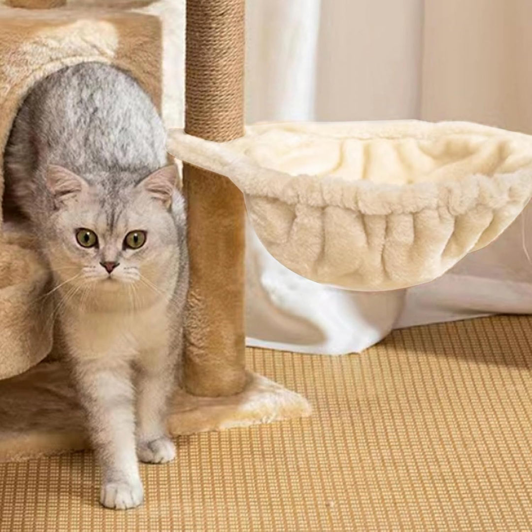 Katzenhängematte 43,2 cm Durchmesser Löffelförmig Grosse Katzenbaum Hängematte Weich Kratzfest Ersat