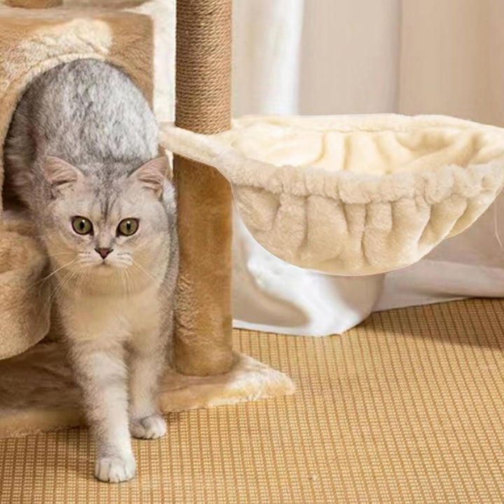 Katzenhängematte 43,2 cm Durchmesser Löffelförmig Grosse Katzenbaum Hängematte Weich Kratzfest Ersat