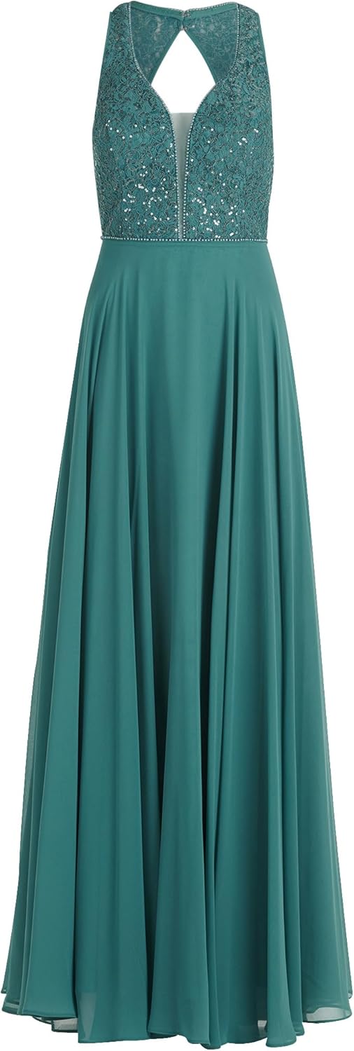 Vera Mont Damen Kleid 34 Smoky Teal, 34 Smoky Teal