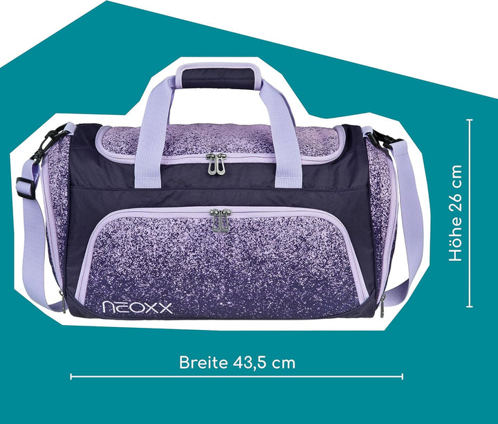 Neoxx - Move Sporttasche - 25L, grosses Hauptfach, Nassfach, 2 Tragegriffe, Verstellbarer Schultergu