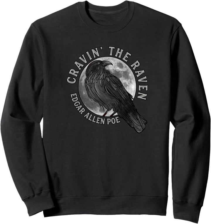Herren Edgar Allan Poe, Fan Art Cravin 'the Raven Sweatshirt