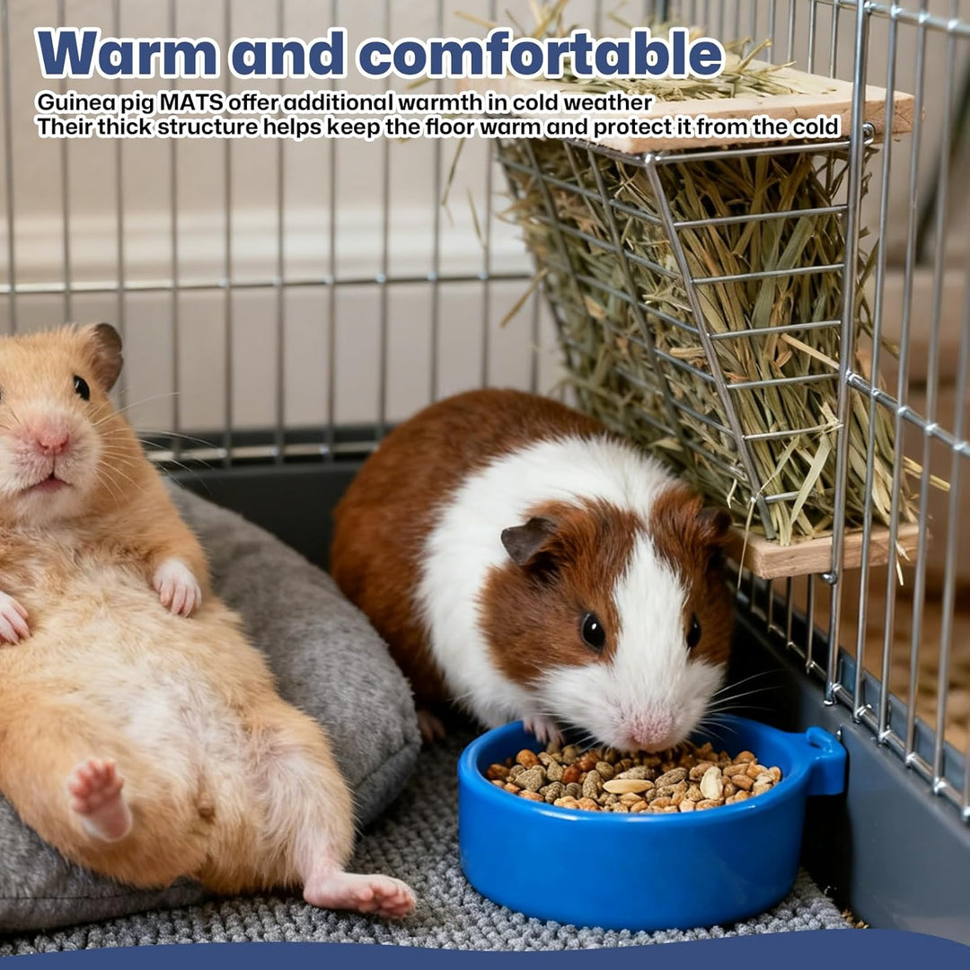2 Stück Pipipads Meerschweinchen Unterlage, 60 × 40cm Welpenunterlagen Waschbar PIPI Pads Kaninchen