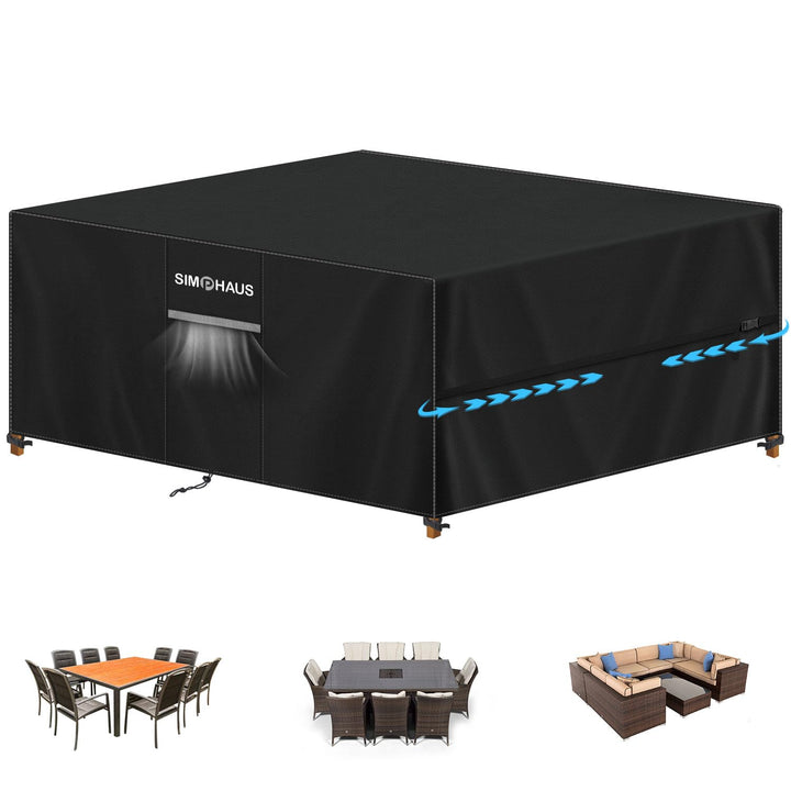 Abdeckung Gartenmöbel Winterfest Abdeckung Loungemöbel Wasserdicht | Abdeckplane Gartenmöbel Abdecku