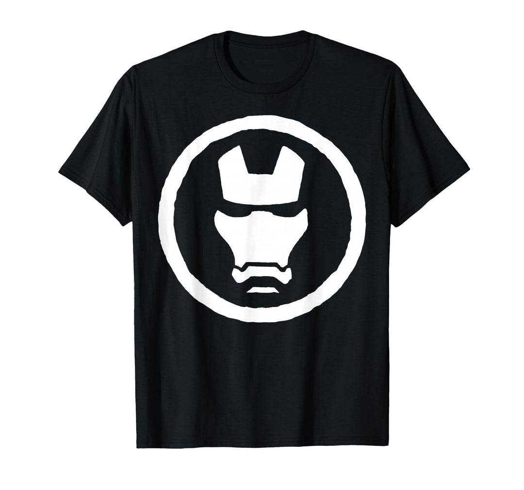 Mens Marvel Iron Man Mask Icon Graphic T-Shirt C1 2XL Red