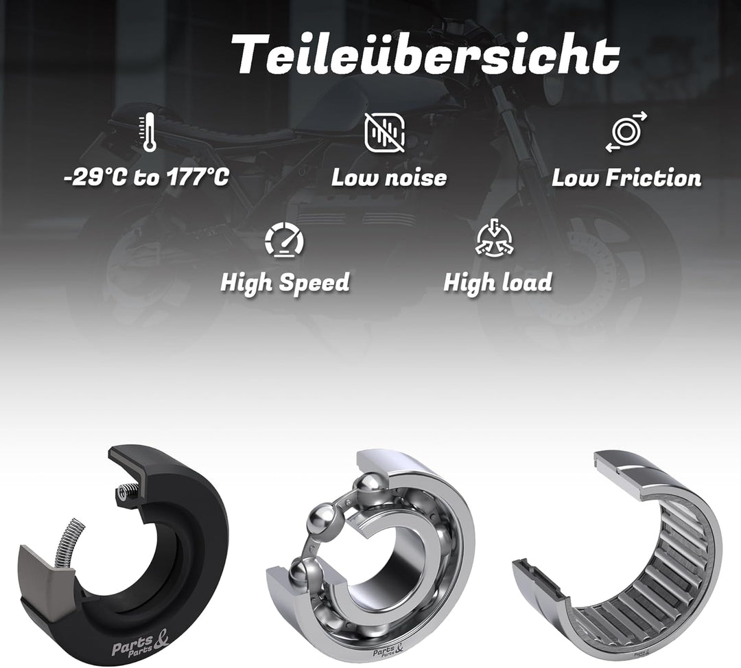 Parts and Parts Radlager hinten kompatibel mit KTM SUPERDUKE