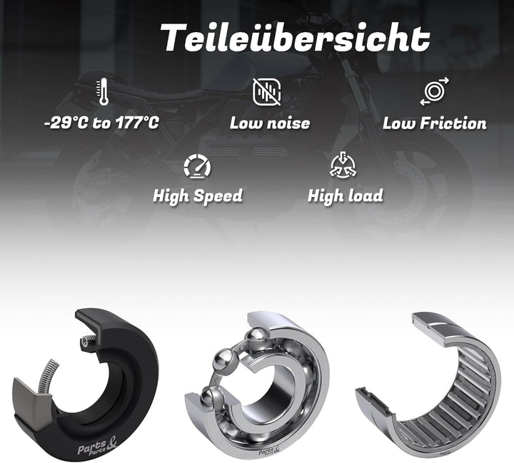 Parts and Parts Radlager hinten kompatibel mit KTM SUPERDUKE