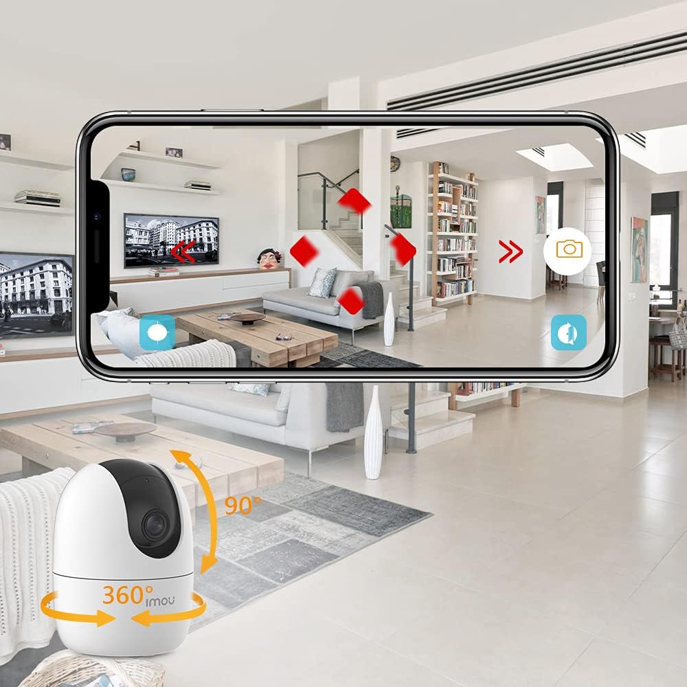 Imou Ranger 2 5 MP (IPC-K2EN-5H2W) - Motorisierte WLAN-Dome-Kamera mit 5 MP verfügt über IA, Selbstt