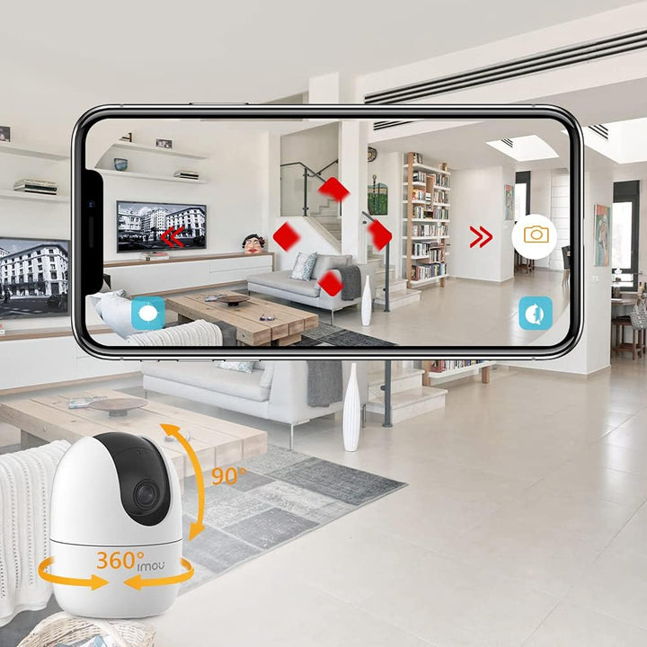 Imou Ranger 2 5 MP (IPC-K2EN-5H2W) - Motorisierte WLAN-Dome-Kamera mit 5 MP verfügt über IA, Selbstt