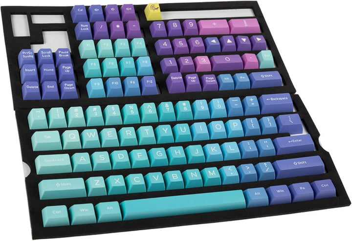 Ducky Keycaps de Layout Double-Shot - ABS Keycaps Set - Tastenkappen für Mechanische Tastatur Cherry