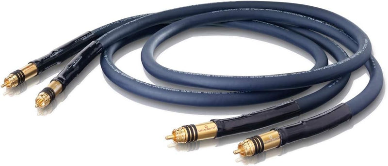 Oehlbach Series 1 - High End Stereo Audio-Cinch Kabel Set - Made in Germany, Mehrfachschirmung, syme