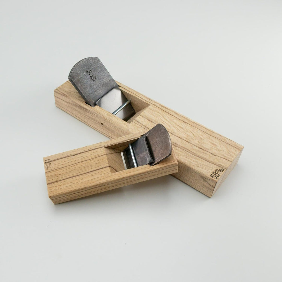 Wazakura Japanischer Hobel (Kanna) zum Glätten - Holzwerkzeug, Hergestellt in Japan (58mm), 58mm