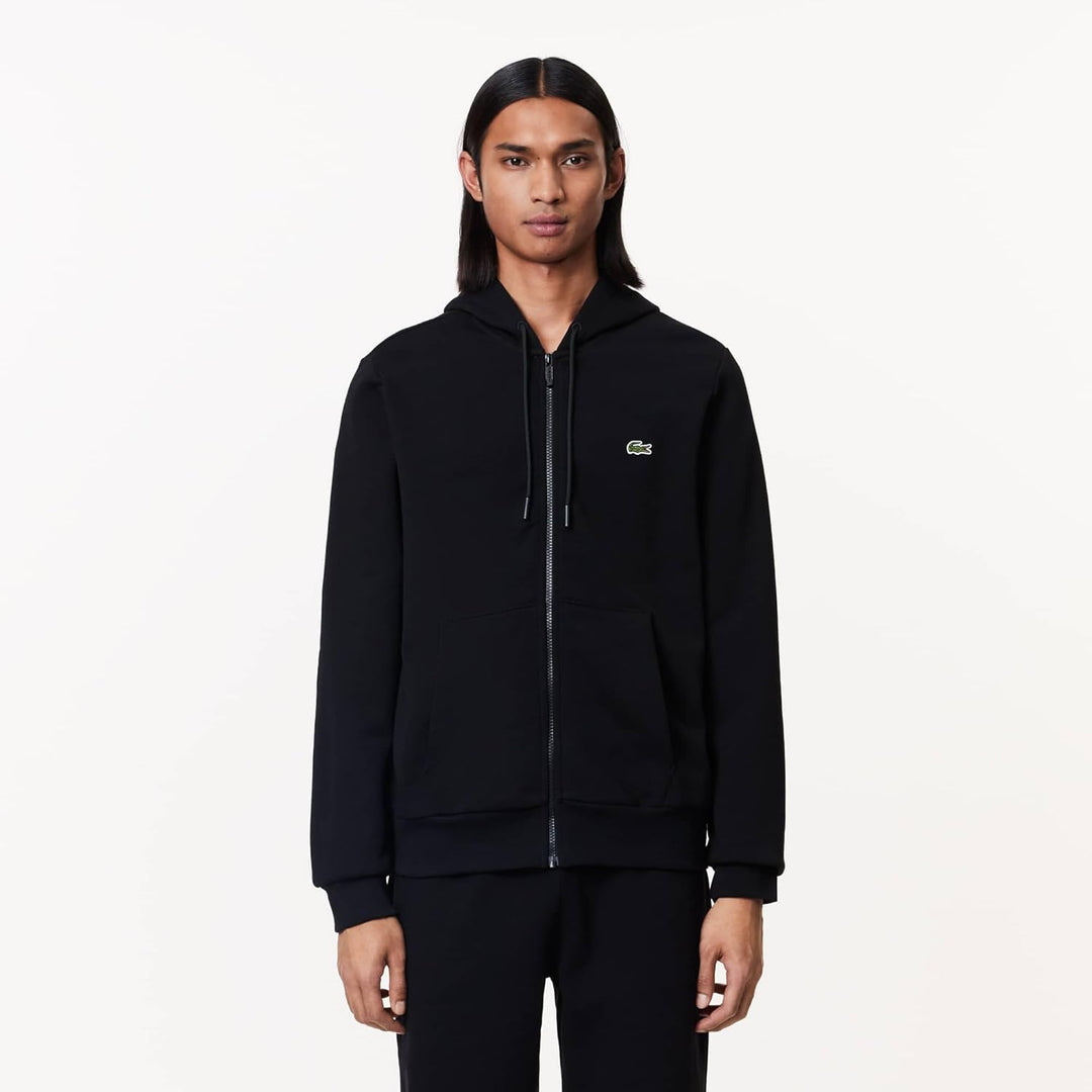 Lacoste Herren Sweatjacke SH9626 XS Schwarz, XS Schwarz