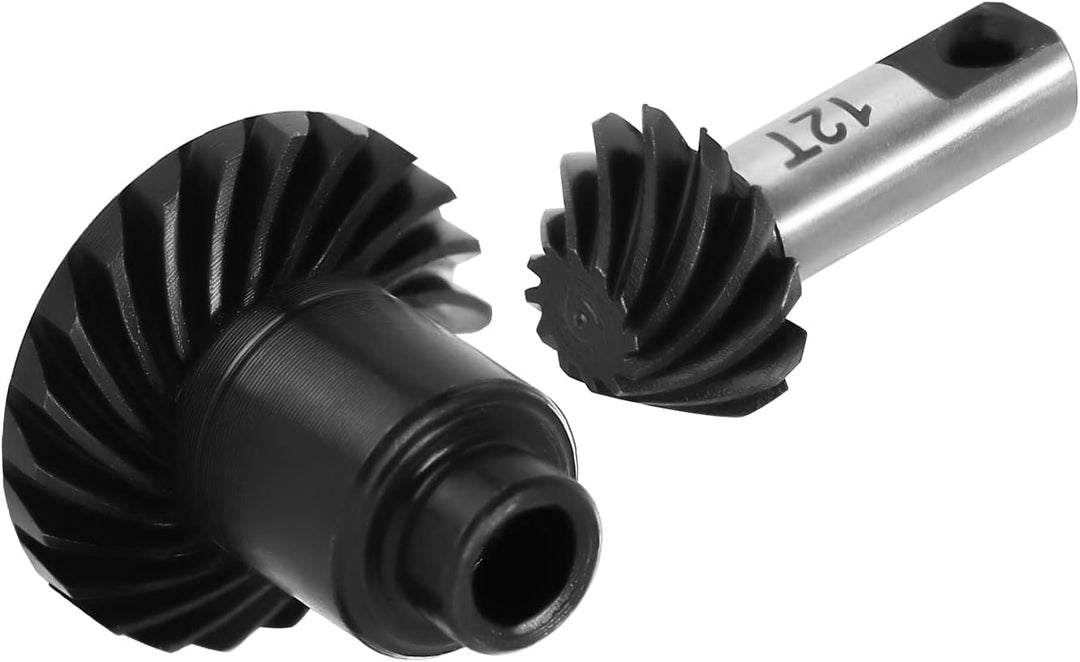INJORA 12/22T Overdrive Stirnrad Getriebe Vorderseite Hinten Achsen Stahl Legierung für TRX4M Upgrad