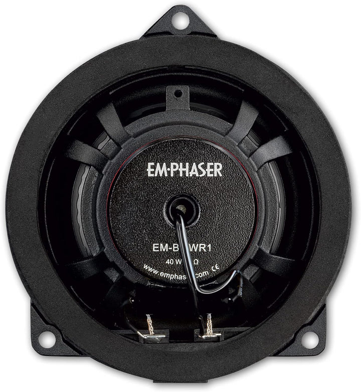 EMPHASER EM-BMWR1 – 10 cm Koaxial System, Autolautsprecher, kompatibel mit BMW und MINI, Plug & Play