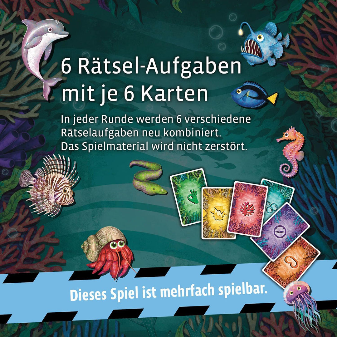 Kosmos 685546 EXIT® - Das Spiel Kids - Rätselspass im Meer, Rätselspiel ab 5 Jahre für 1-4 Kinder, m