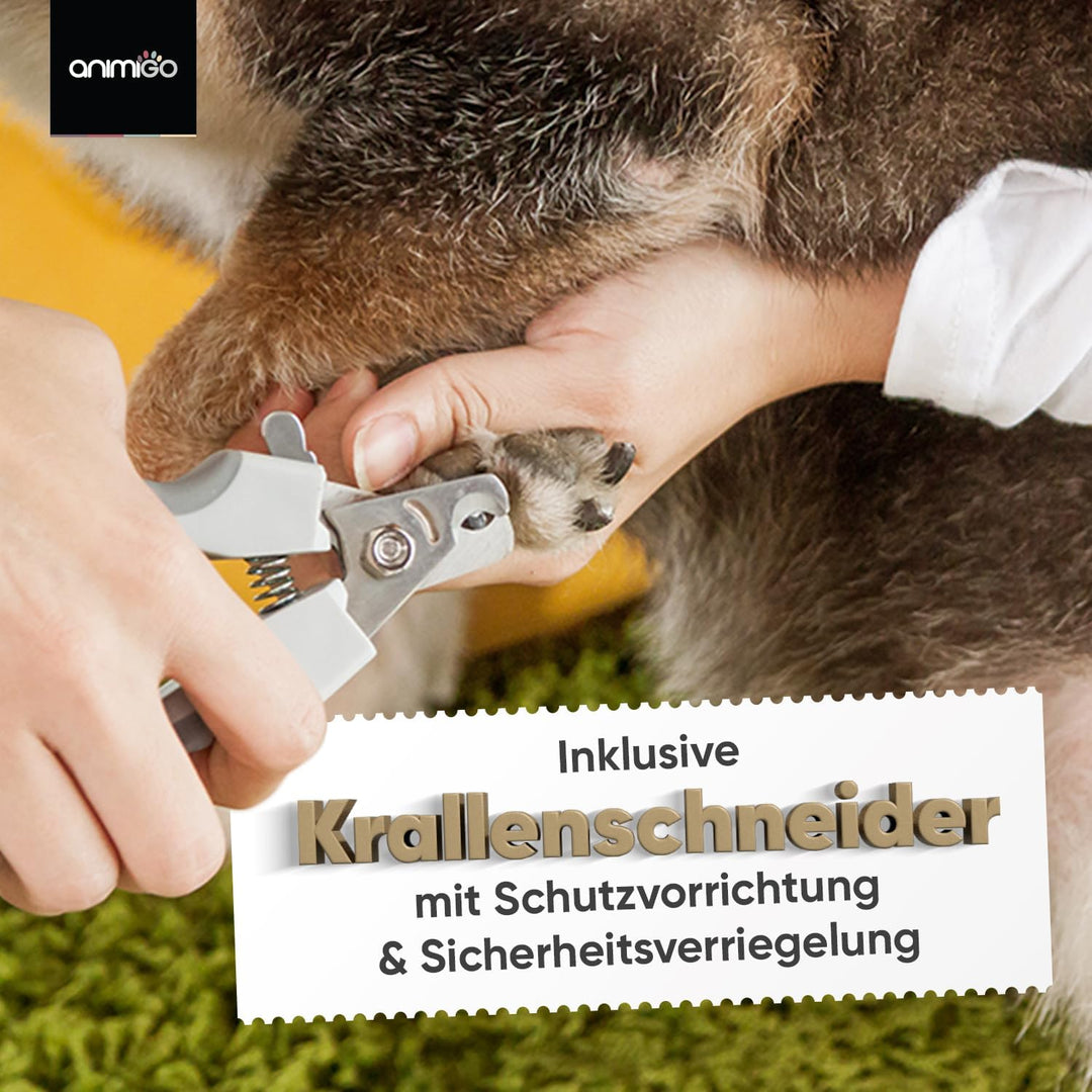 animigo Krallenschleifer für Hunde & Katzen - Motor mit 2 Geschwindigkeiten & USB Anschluss - Sehr L