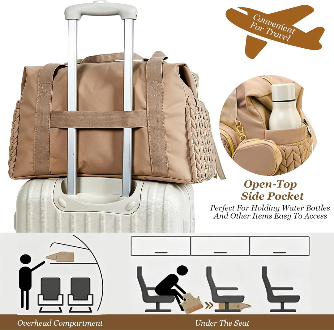 Multifunktionale Wickeltasche, Schultertasche mit Schnulleretui, Grosse Kapazität, für Mutterschaft