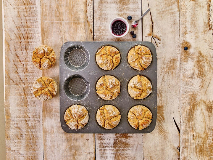 RBV Birkmann, 210226, Laib und Seele, Brötchenblech für 9 Brötchen, Brötchenblech