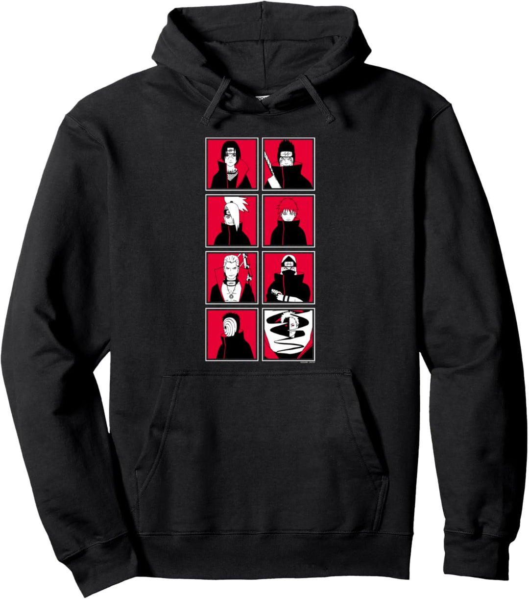 Naruto Shippuden Akatsuki Frames Pullover Hoodie