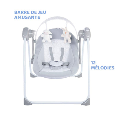 Chicco Relax & Play Elektronische Babywippe ab 0 Monaten bis 9 kg,Verstellbare Wippe und Babyschauke