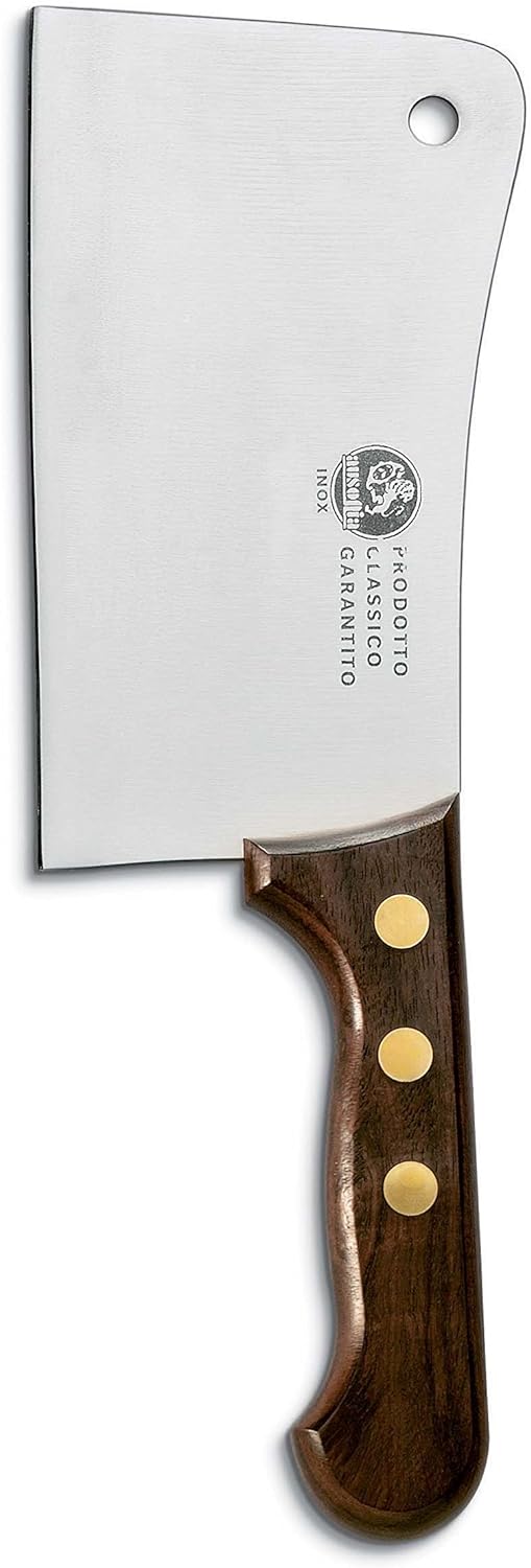 AUSONIA - 62360 HACKBEIL MIT KLINGE AUS AISI 420 ROSTFREIEM EDELSTAHL UND HOLZGRIFF AUS PALISANDER 1