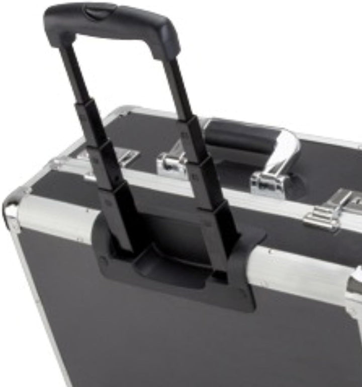 ALUMAXX 45129 Pilotenkoffer C-2, Piloten Koffer aus Aluminium, Dokumentenkoffer in Carbon-Look, Alum