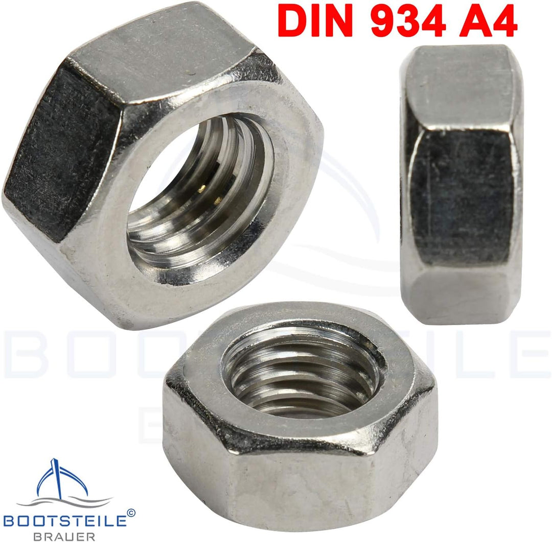 U-Bolzen mit 2 Platten und 2 Muttern DIN934 M12 X 85 mm - (2 Stück) - Edelstahl A4 - Bügelbolzen, Ge