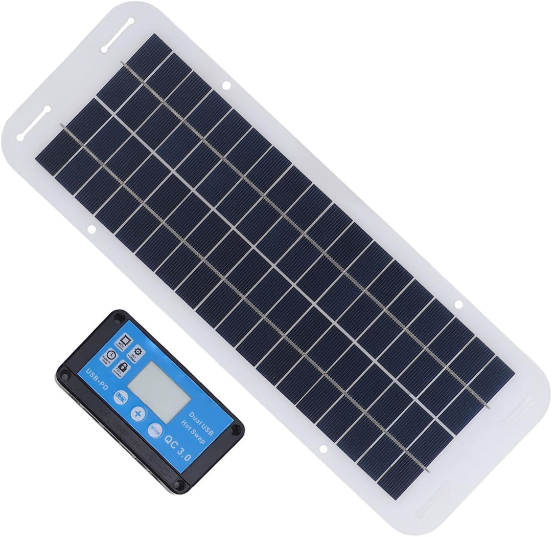 Solarpanel, 30 W Solarpanel, Tragbares Solarstrom-Ladegerät, Wasserdichtes Monokristallines Solarpan