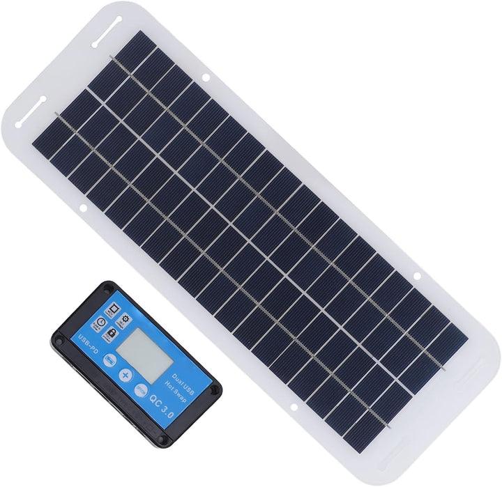 Solarpanel, 30 W Solarpanel, Tragbares Solarstrom-Ladegerät, Wasserdichtes Monokristallines Solarpan