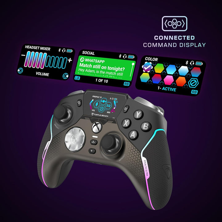 Turtle Beach Stealth Ultra Wireless Hochleistungs-Gaming-Controller mit Schnellladedock, Anpassbare