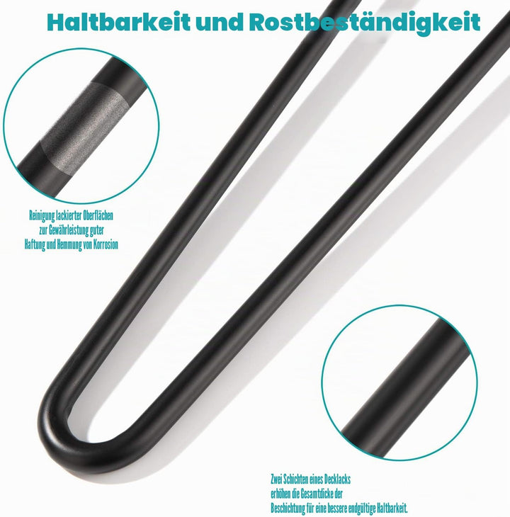 6 Zoll Haarnadel Beine, Heavy Duty Metal Tischbeine für Schrank, Kleiderschrank, TV-Schränke, Schubl